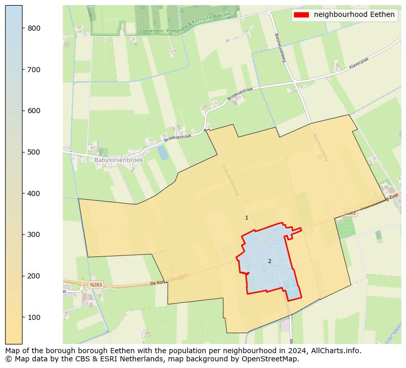 Image of the neighbourhood Eethen at the map. This image is used as introduction to this page. This page shows a lot of information about the population in the neighbourhood Eethen (such as the distribution by age groups of the residents, the composition of households, whether inhabitants are natives or Dutch with an immigration background, data about the houses (numbers, types, price development, use, type of property, ...) and more (car ownership, energy consumption, ...) based on open data from the Dutch Central Bureau of Statistics and various other sources!