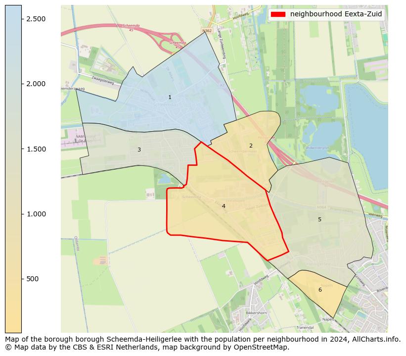 Image of the neighbourhood Eexta-Zuid at the map. This image is used as introduction to this page. This page shows a lot of information about the population in the neighbourhood Eexta-Zuid (such as the distribution by age groups of the residents, the composition of households, whether inhabitants are natives or Dutch with an immigration background, data about the houses (numbers, types, price development, use, type of property, ...) and more (car ownership, energy consumption, ...) based on open data from the Dutch Central Bureau of Statistics and various other sources!