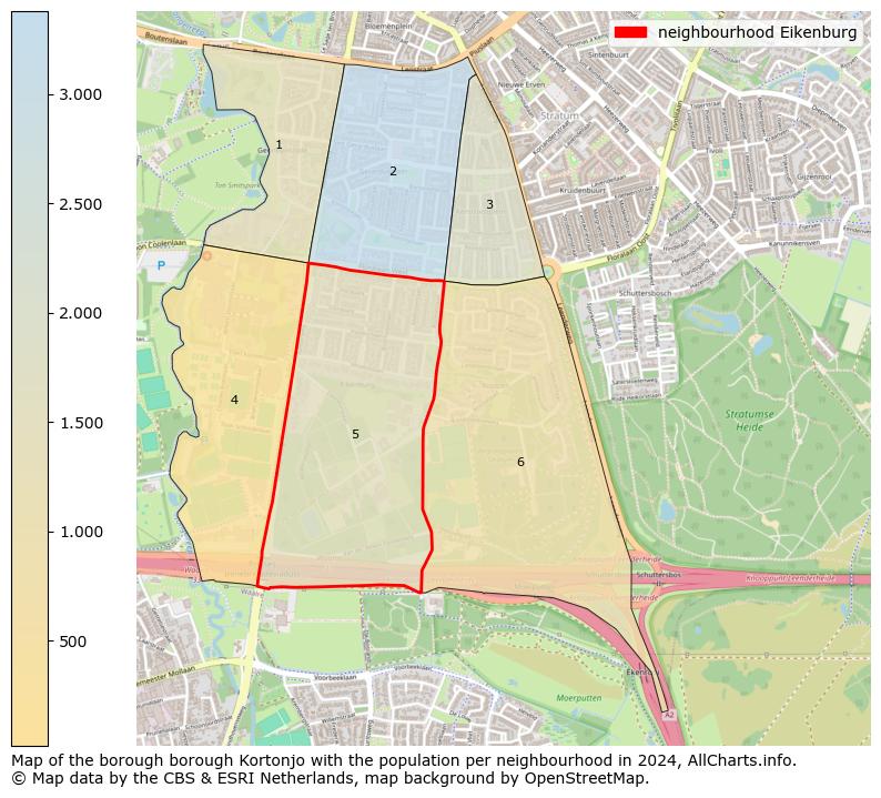 Image of the neighbourhood Eikenburg at the map. This image is used as introduction to this page. This page shows a lot of information about the population in the neighbourhood Eikenburg (such as the distribution by age groups of the residents, the composition of households, whether inhabitants are natives or Dutch with an immigration background, data about the houses (numbers, types, price development, use, type of property, ...) and more (car ownership, energy consumption, ...) based on open data from the Dutch Central Bureau of Statistics and various other sources!