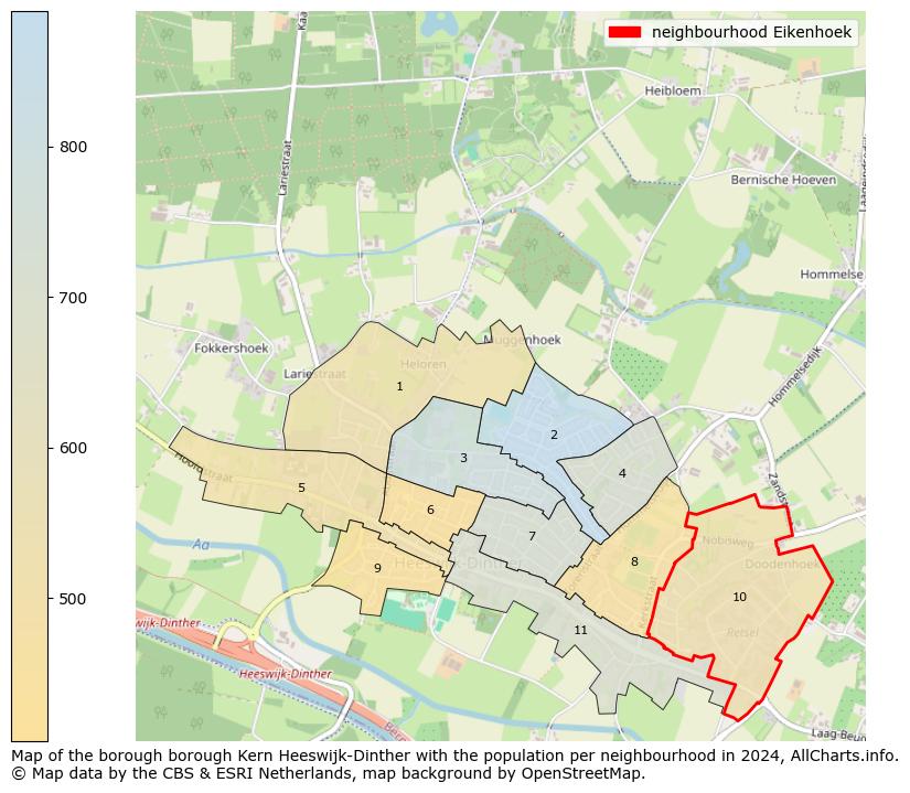 Image of the neighbourhood Eikenhoek at the map. This image is used as introduction to this page. This page shows a lot of information about the population in the neighbourhood Eikenhoek (such as the distribution by age groups of the residents, the composition of households, whether inhabitants are natives or Dutch with an immigration background, data about the houses (numbers, types, price development, use, type of property, ...) and more (car ownership, energy consumption, ...) based on open data from the Dutch Central Bureau of Statistics and various other sources!