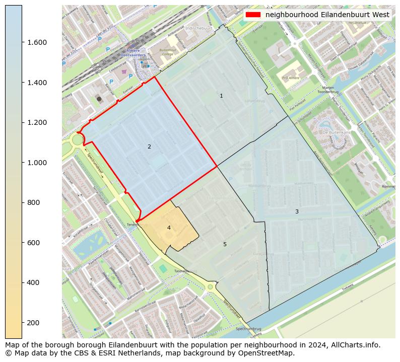 Image of the neighbourhood Eilandenbuurt West at the map. This image is used as introduction to this page. This page shows a lot of information about the population in the neighbourhood Eilandenbuurt West (such as the distribution by age groups of the residents, the composition of households, whether inhabitants are natives or Dutch with an immigration background, data about the houses (numbers, types, price development, use, type of property, ...) and more (car ownership, energy consumption, ...) based on open data from the Dutch Central Bureau of Statistics and various other sources!