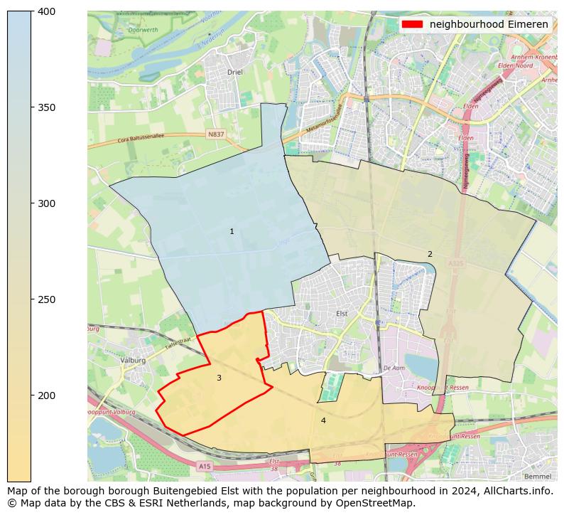 Image of the neighbourhood Eimeren at the map. This image is used as introduction to this page. This page shows a lot of information about the population in the neighbourhood Eimeren (such as the distribution by age groups of the residents, the composition of households, whether inhabitants are natives or Dutch with an immigration background, data about the houses (numbers, types, price development, use, type of property, ...) and more (car ownership, energy consumption, ...) based on open data from the Dutch Central Bureau of Statistics and various other sources!