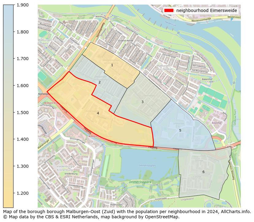 Image of the neighbourhood Eimersweide at the map. This image is used as introduction to this page. This page shows a lot of information about the population in the neighbourhood Eimersweide (such as the distribution by age groups of the residents, the composition of households, whether inhabitants are natives or Dutch with an immigration background, data about the houses (numbers, types, price development, use, type of property, ...) and more (car ownership, energy consumption, ...) based on open data from the Dutch Central Bureau of Statistics and various other sources!