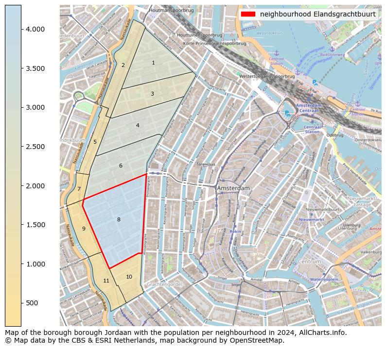 Image of the neighbourhood Elandsgrachtbuurt at the map. This image is used as introduction to this page. This page shows a lot of information about the population in the neighbourhood Elandsgrachtbuurt (such as the distribution by age groups of the residents, the composition of households, whether inhabitants are natives or Dutch with an immigration background, data about the houses (numbers, types, price development, use, type of property, ...) and more (car ownership, energy consumption, ...) based on open data from the Dutch Central Bureau of Statistics and various other sources!