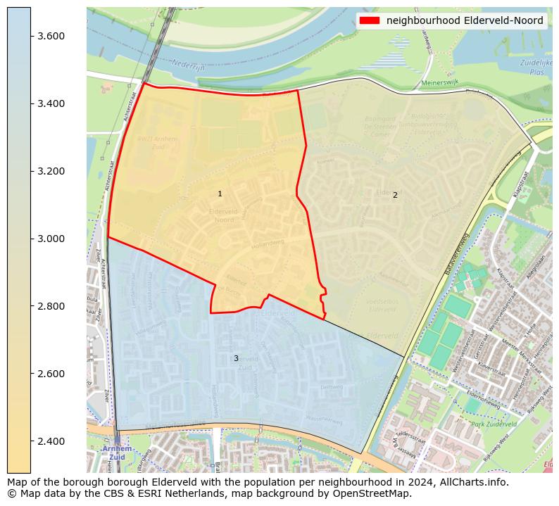 Image of the neighbourhood Elderveld-Noord at the map. This image is used as introduction to this page. This page shows a lot of information about the population in the neighbourhood Elderveld-Noord (such as the distribution by age groups of the residents, the composition of households, whether inhabitants are natives or Dutch with an immigration background, data about the houses (numbers, types, price development, use, type of property, ...) and more (car ownership, energy consumption, ...) based on open data from the Dutch Central Bureau of Statistics and various other sources!