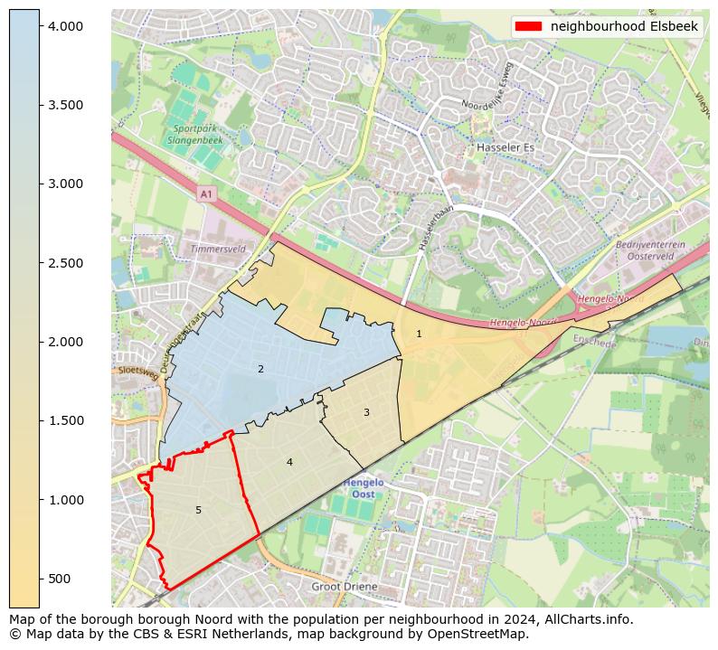 Image of the neighbourhood Elsbeek at the map. This image is used as introduction to this page. This page shows a lot of information about the population in the neighbourhood Elsbeek (such as the distribution by age groups of the residents, the composition of households, whether inhabitants are natives or Dutch with an immigration background, data about the houses (numbers, types, price development, use, type of property, ...) and more (car ownership, energy consumption, ...) based on open data from the Dutch Central Bureau of Statistics and various other sources!