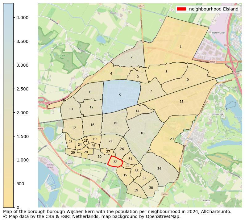 Image of the neighbourhood Elsland at the map. This image is used as introduction to this page. This page shows a lot of information about the population in the neighbourhood Elsland (such as the distribution by age groups of the residents, the composition of households, whether inhabitants are natives or Dutch with an immigration background, data about the houses (numbers, types, price development, use, type of property, ...) and more (car ownership, energy consumption, ...) based on open data from the Dutch Central Bureau of Statistics and various other sources!