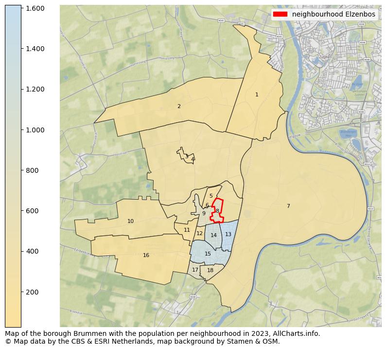 Map of the borough Brummen with the population per neighbourhood in 2022. This page shows a lot of information about residents (such as the distribution by age groups, family composition, gender, native or Dutch with an immigration background, ...), homes (numbers, types, price development, use, type of property, ...) and more (car ownership, energy consumption, ...) based on open data from the Dutch Central Bureau of Statistics and various other sources!
