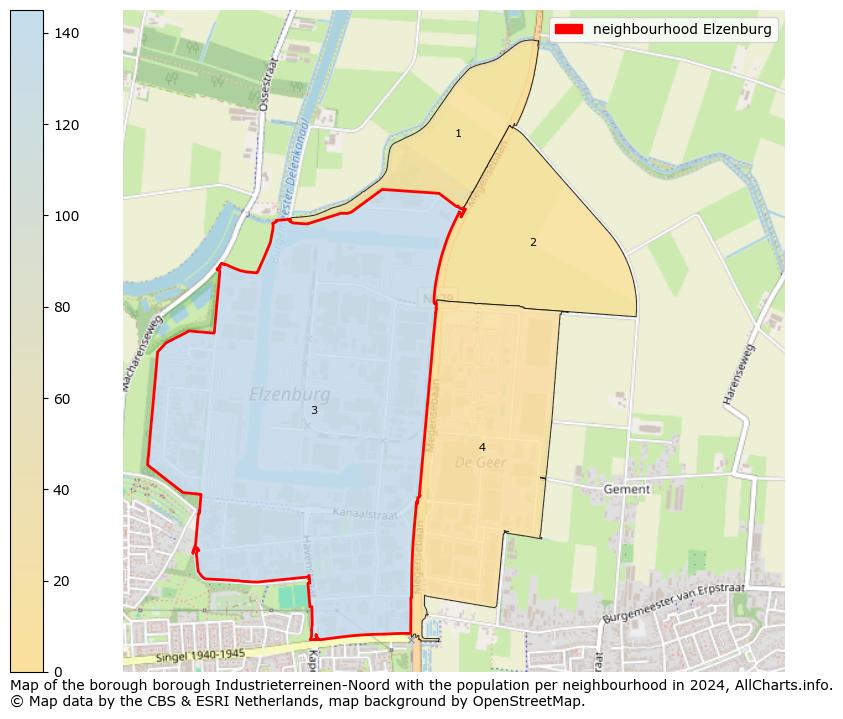 Image of the neighbourhood Elzenburg at the map. This image is used as introduction to this page. This page shows a lot of information about the population in the neighbourhood Elzenburg (such as the distribution by age groups of the residents, the composition of households, whether inhabitants are natives or Dutch with an immigration background, data about the houses (numbers, types, price development, use, type of property, ...) and more (car ownership, energy consumption, ...) based on open data from the Dutch Central Bureau of Statistics and various other sources!