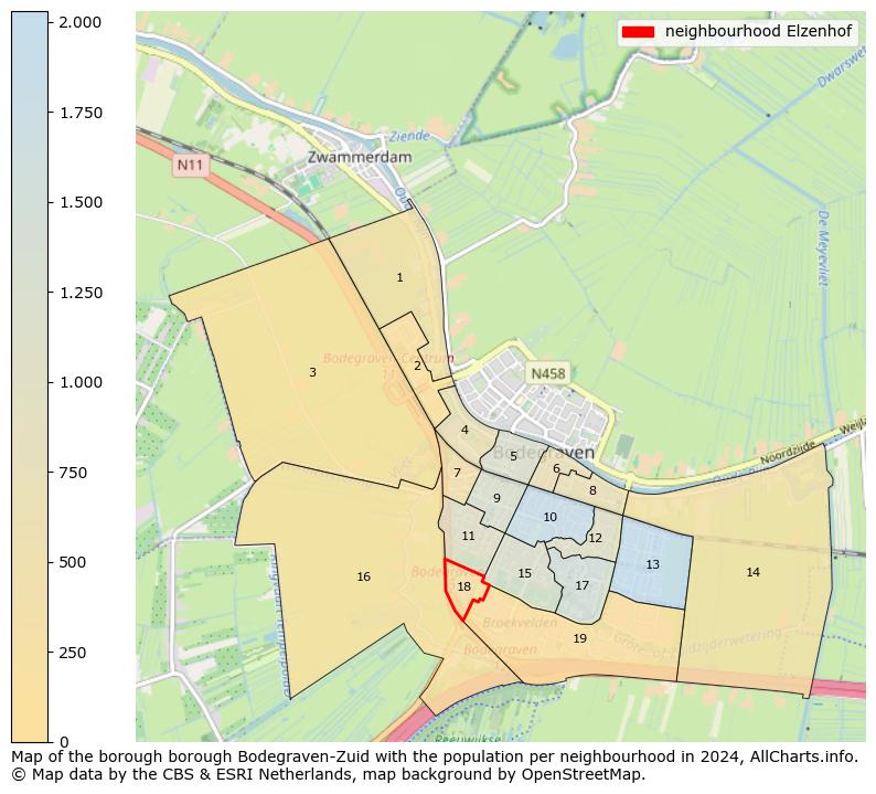 Image of the neighbourhood Elzenhof at the map. This image is used as introduction to this page. This page shows a lot of information about the population in the neighbourhood Elzenhof (such as the distribution by age groups of the residents, the composition of households, whether inhabitants are natives or Dutch with an immigration background, data about the houses (numbers, types, price development, use, type of property, ...) and more (car ownership, energy consumption, ...) based on open data from the Dutch Central Bureau of Statistics and various other sources!