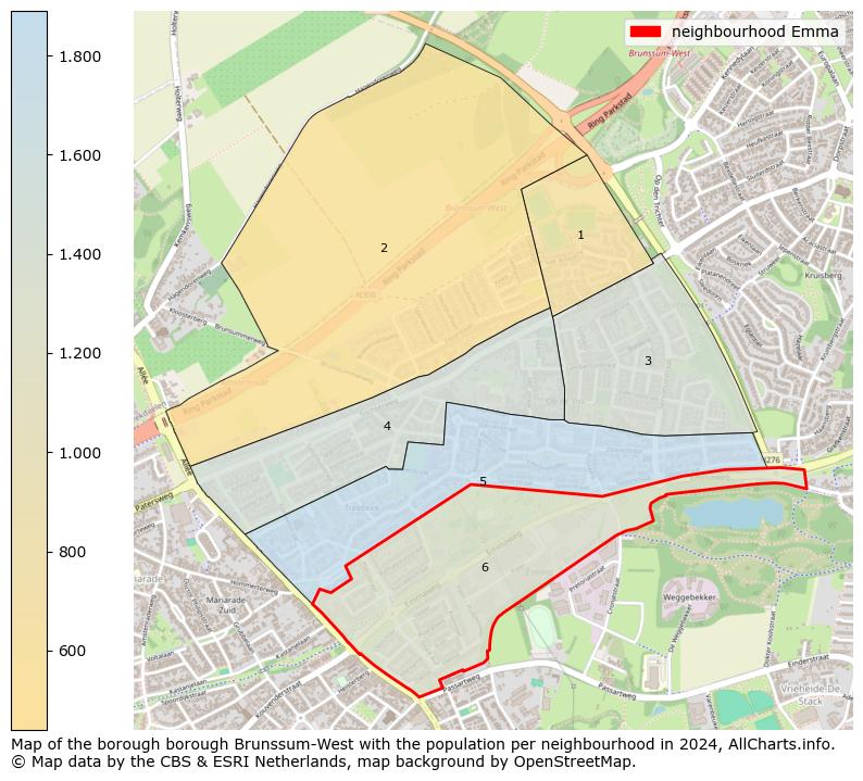 Image of the neighbourhood Emma at the map. This image is used as introduction to this page. This page shows a lot of information about the population in the neighbourhood Emma (such as the distribution by age groups of the residents, the composition of households, whether inhabitants are natives or Dutch with an immigration background, data about the houses (numbers, types, price development, use, type of property, ...) and more (car ownership, energy consumption, ...) based on open data from the Dutch Central Bureau of Statistics and various other sources!