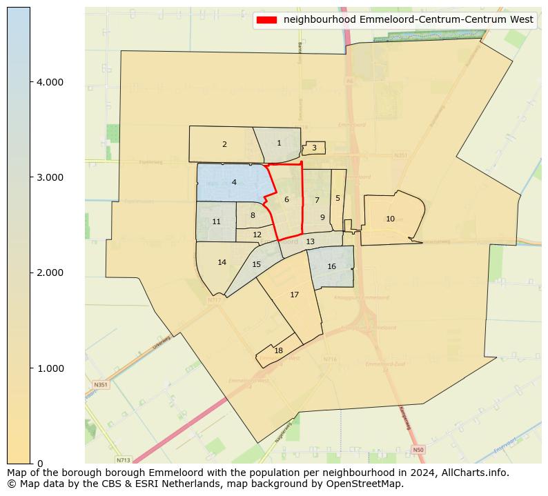 Image of the neighbourhood Emmeloord-Centrum-Centrum West at the map. This image is used as introduction to this page. This page shows a lot of information about the population in the neighbourhood Emmeloord-Centrum-Centrum West (such as the distribution by age groups of the residents, the composition of households, whether inhabitants are natives or Dutch with an immigration background, data about the houses (numbers, types, price development, use, type of property, ...) and more (car ownership, energy consumption, ...) based on open data from the Dutch Central Bureau of Statistics and various other sources!