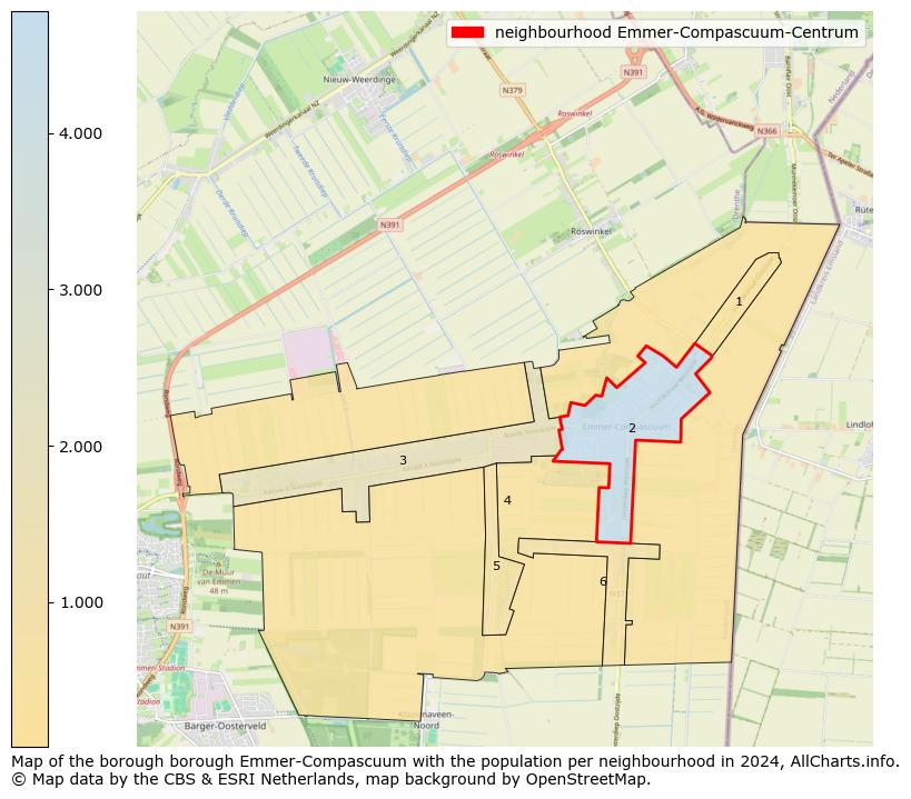 Image of the neighbourhood Emmer-Compascuum-Centrum at the map. This image is used as introduction to this page. This page shows a lot of information about the population in the neighbourhood Emmer-Compascuum-Centrum (such as the distribution by age groups of the residents, the composition of households, whether inhabitants are natives or Dutch with an immigration background, data about the houses (numbers, types, price development, use, type of property, ...) and more (car ownership, energy consumption, ...) based on open data from the Dutch Central Bureau of Statistics and various other sources!