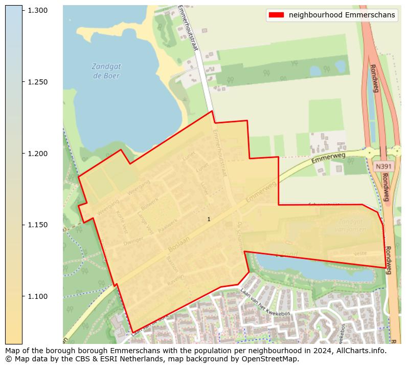 Image of the neighbourhood Emmerschans at the map. This image is used as introduction to this page. This page shows a lot of information about the population in the neighbourhood Emmerschans (such as the distribution by age groups of the residents, the composition of households, whether inhabitants are natives or Dutch with an immigration background, data about the houses (numbers, types, price development, use, type of property, ...) and more (car ownership, energy consumption, ...) based on open data from the Dutch Central Bureau of Statistics and various other sources!