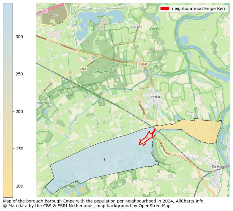 Image of the neighbourhood Empe Kern at the map. This image is used as introduction to this page. This page shows a lot of information about the population in the neighbourhood Empe Kern (such as the distribution by age groups of the residents, the composition of households, whether inhabitants are natives or Dutch with an immigration background, data about the houses (numbers, types, price development, use, type of property, ...) and more (car ownership, energy consumption, ...) based on open data from the Dutch Central Bureau of Statistics and various other sources!