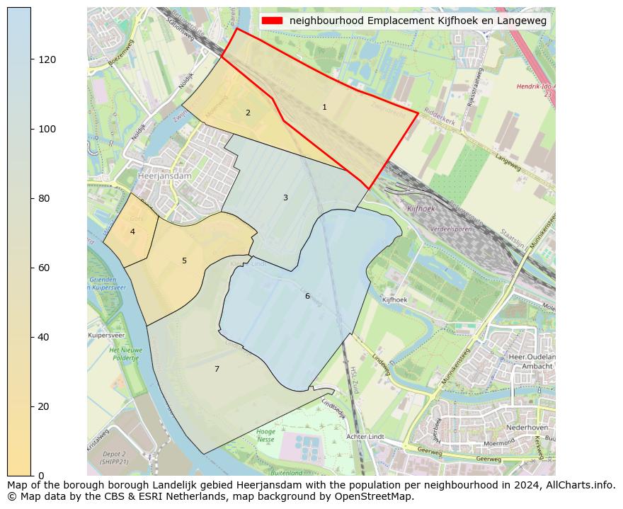 Image of the neighbourhood Emplacement Kijfhoek en Langeweg at the map. This image is used as introduction to this page. This page shows a lot of information about the population in the neighbourhood Emplacement Kijfhoek en Langeweg (such as the distribution by age groups of the residents, the composition of households, whether inhabitants are natives or Dutch with an immigration background, data about the houses (numbers, types, price development, use, type of property, ...) and more (car ownership, energy consumption, ...) based on open data from the Dutch Central Bureau of Statistics and various other sources!