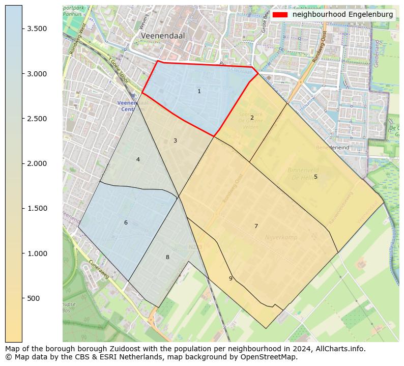 Image of the neighbourhood Engelenburg at the map. This image is used as introduction to this page. This page shows a lot of information about the population in the neighbourhood Engelenburg (such as the distribution by age groups of the residents, the composition of households, whether inhabitants are natives or Dutch with an immigration background, data about the houses (numbers, types, price development, use, type of property, ...) and more (car ownership, energy consumption, ...) based on open data from the Dutch Central Bureau of Statistics and various other sources!