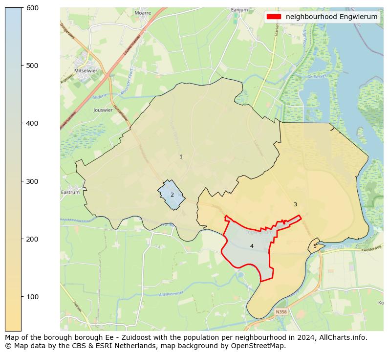 Image of the neighbourhood Engwierum at the map. This image is used as introduction to this page. This page shows a lot of information about the population in the neighbourhood Engwierum (such as the distribution by age groups of the residents, the composition of households, whether inhabitants are natives or Dutch with an immigration background, data about the houses (numbers, types, price development, use, type of property, ...) and more (car ownership, energy consumption, ...) based on open data from the Dutch Central Bureau of Statistics and various other sources!