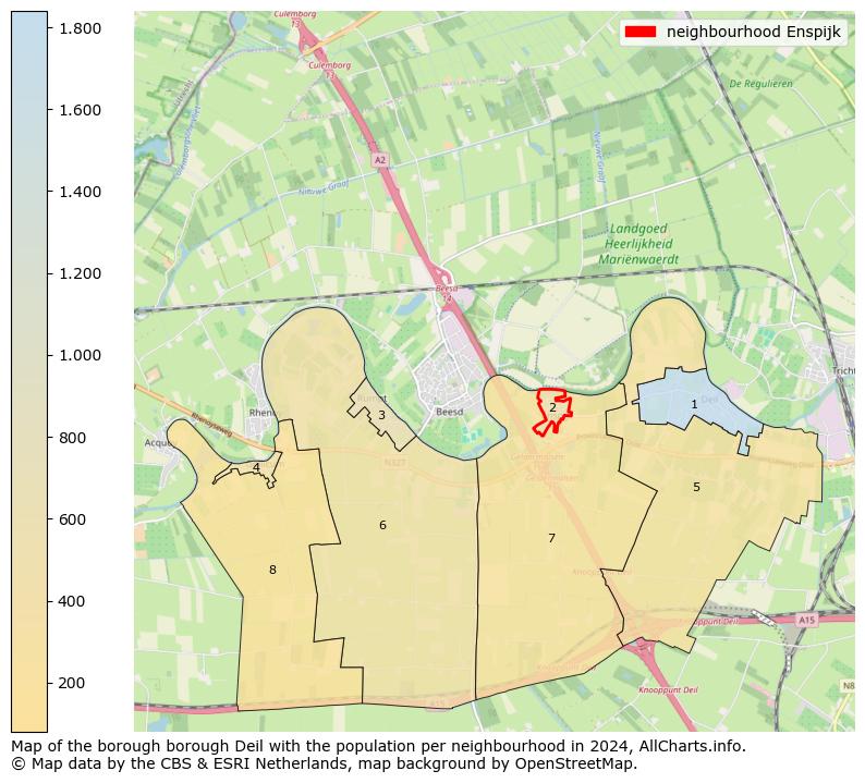 Image of the neighbourhood Enspijk at the map. This image is used as introduction to this page. This page shows a lot of information about the population in the neighbourhood Enspijk (such as the distribution by age groups of the residents, the composition of households, whether inhabitants are natives or Dutch with an immigration background, data about the houses (numbers, types, price development, use, type of property, ...) and more (car ownership, energy consumption, ...) based on open data from the Dutch Central Bureau of Statistics and various other sources!