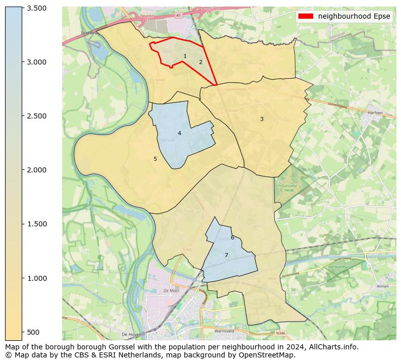 Image of the neighbourhood Epse at the map. This image is used as introduction to this page. This page shows a lot of information about the population in the neighbourhood Epse (such as the distribution by age groups of the residents, the composition of households, whether inhabitants are natives or Dutch with an immigration background, data about the houses (numbers, types, price development, use, type of property, ...) and more (car ownership, energy consumption, ...) based on open data from the Dutch Central Bureau of Statistics and various other sources!