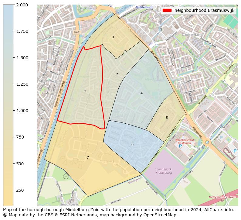 Image of the neighbourhood Erasmuswijk at the map. This image is used as introduction to this page. This page shows a lot of information about the population in the neighbourhood Erasmuswijk (such as the distribution by age groups of the residents, the composition of households, whether inhabitants are natives or Dutch with an immigration background, data about the houses (numbers, types, price development, use, type of property, ...) and more (car ownership, energy consumption, ...) based on open data from the Dutch Central Bureau of Statistics and various other sources!