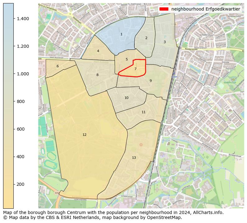 Image of the neighbourhood Erfgoedkwartier at the map. This image is used as introduction to this page. This page shows a lot of information about the population in the neighbourhood Erfgoedkwartier (such as the distribution by age groups of the residents, the composition of households, whether inhabitants are natives or Dutch with an immigration background, data about the houses (numbers, types, price development, use, type of property, ...) and more (car ownership, energy consumption, ...) based on open data from the Dutch Central Bureau of Statistics and various other sources!