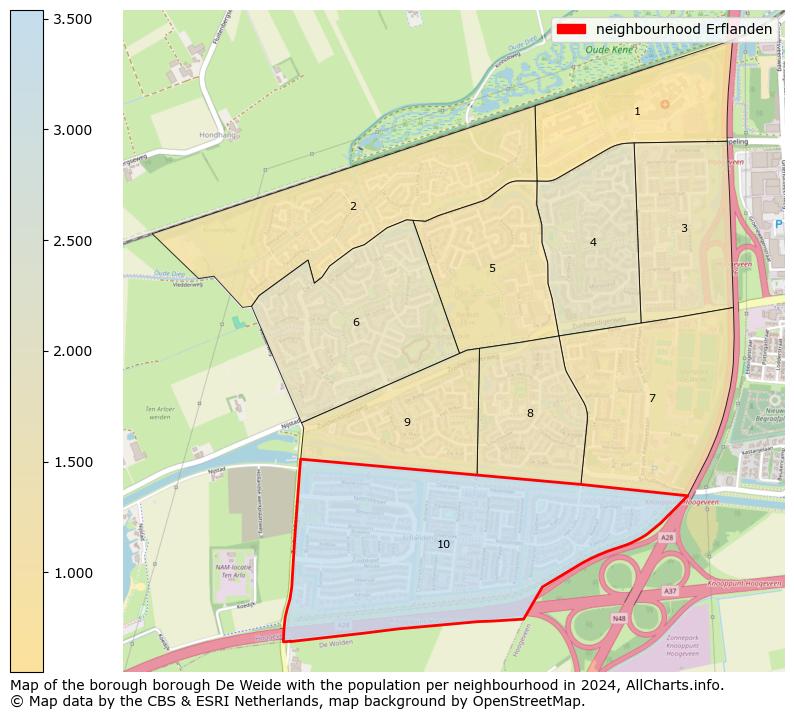 Image of the neighbourhood Erflanden at the map. This image is used as introduction to this page. This page shows a lot of information about the population in the neighbourhood Erflanden (such as the distribution by age groups of the residents, the composition of households, whether inhabitants are natives or Dutch with an immigration background, data about the houses (numbers, types, price development, use, type of property, ...) and more (car ownership, energy consumption, ...) based on open data from the Dutch Central Bureau of Statistics and various other sources!