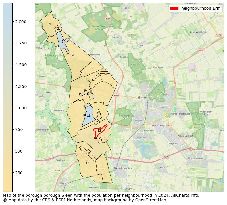 Image of the neighbourhood Erm at the map. This image is used as introduction to this page. This page shows a lot of information about the population in the neighbourhood Erm (such as the distribution by age groups of the residents, the composition of households, whether inhabitants are natives or Dutch with an immigration background, data about the houses (numbers, types, price development, use, type of property, ...) and more (car ownership, energy consumption, ...) based on open data from the Dutch Central Bureau of Statistics and various other sources!