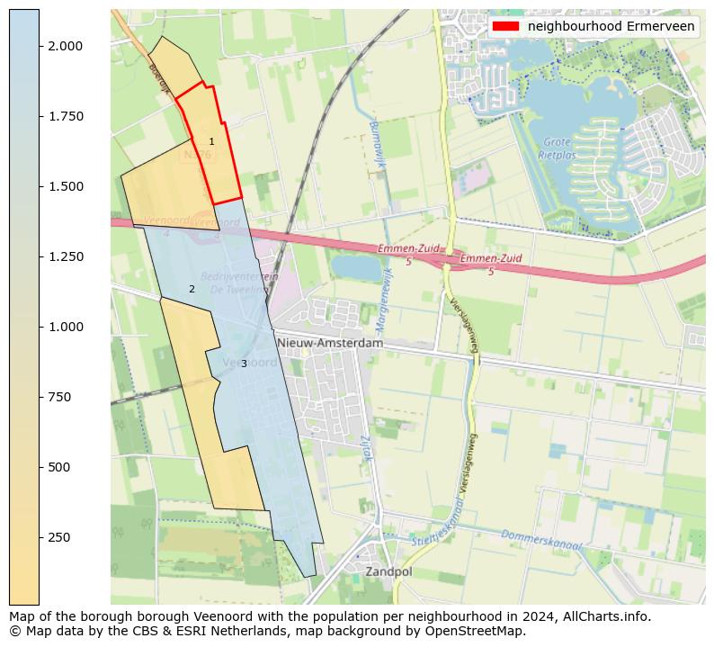 Image of the neighbourhood Ermerveen at the map. This image is used as introduction to this page. This page shows a lot of information about the population in the neighbourhood Ermerveen (such as the distribution by age groups of the residents, the composition of households, whether inhabitants are natives or Dutch with an immigration background, data about the houses (numbers, types, price development, use, type of property, ...) and more (car ownership, energy consumption, ...) based on open data from the Dutch Central Bureau of Statistics and various other sources!