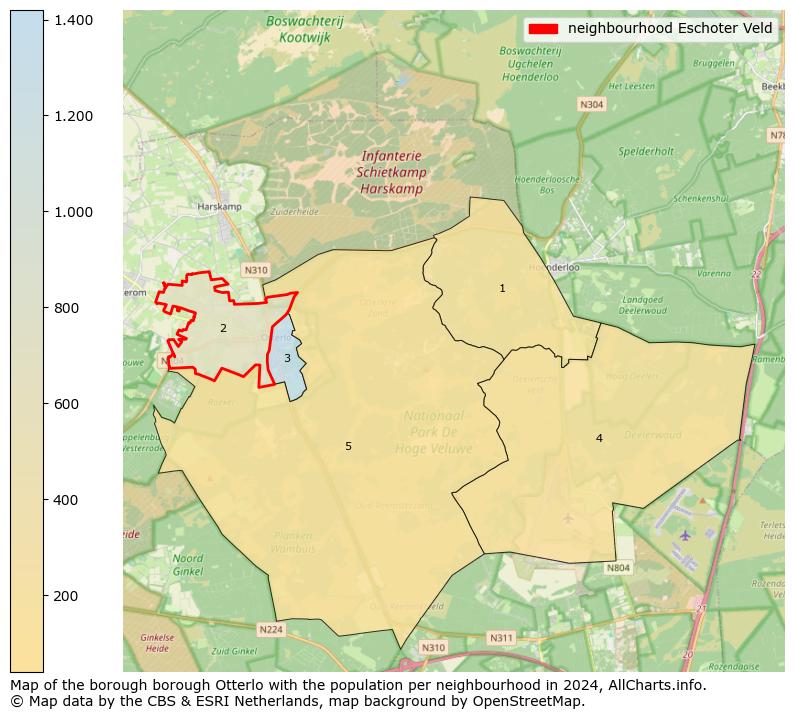 Image of the neighbourhood Eschoter Veld at the map. This image is used as introduction to this page. This page shows a lot of information about the population in the neighbourhood Eschoter Veld (such as the distribution by age groups of the residents, the composition of households, whether inhabitants are natives or Dutch with an immigration background, data about the houses (numbers, types, price development, use, type of property, ...) and more (car ownership, energy consumption, ...) based on open data from the Dutch Central Bureau of Statistics and various other sources!