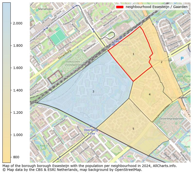 Image of the neighbourhood Essesteijn / Gaarden at the map. This image is used as introduction to this page. This page shows a lot of information about the population in the neighbourhood Essesteijn / Gaarden (such as the distribution by age groups of the residents, the composition of households, whether inhabitants are natives or Dutch with an immigration background, data about the houses (numbers, types, price development, use, type of property, ...) and more (car ownership, energy consumption, ...) based on open data from the Dutch Central Bureau of Statistics and various other sources!