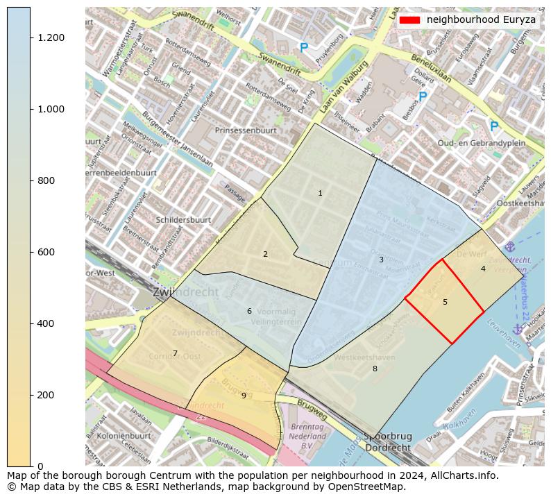 Image of the neighbourhood Euryza at the map. This image is used as introduction to this page. This page shows a lot of information about the population in the neighbourhood Euryza (such as the distribution by age groups of the residents, the composition of households, whether inhabitants are natives or Dutch with an immigration background, data about the houses (numbers, types, price development, use, type of property, ...) and more (car ownership, energy consumption, ...) based on open data from the Dutch Central Bureau of Statistics and various other sources!