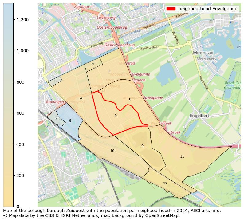 Image of the neighbourhood Euvelgunne at the map. This image is used as introduction to this page. This page shows a lot of information about the population in the neighbourhood Euvelgunne (such as the distribution by age groups of the residents, the composition of households, whether inhabitants are natives or Dutch with an immigration background, data about the houses (numbers, types, price development, use, type of property, ...) and more (car ownership, energy consumption, ...) based on open data from the Dutch Central Bureau of Statistics and various other sources!