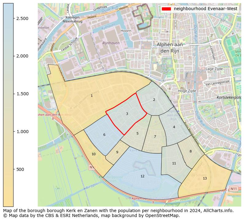 Image of the neighbourhood Evenaar-West at the map. This image is used as introduction to this page. This page shows a lot of information about the population in the neighbourhood Evenaar-West (such as the distribution by age groups of the residents, the composition of households, whether inhabitants are natives or Dutch with an immigration background, data about the houses (numbers, types, price development, use, type of property, ...) and more (car ownership, energy consumption, ...) based on open data from the Dutch Central Bureau of Statistics and various other sources!