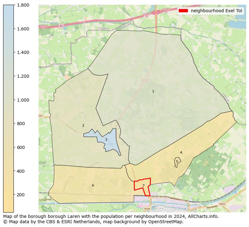 Image of the neighbourhood Exel Tol at the map. This image is used as introduction to this page. This page shows a lot of information about the population in the neighbourhood Exel Tol (such as the distribution by age groups of the residents, the composition of households, whether inhabitants are natives or Dutch with an immigration background, data about the houses (numbers, types, price development, use, type of property, ...) and more (car ownership, energy consumption, ...) based on open data from the Dutch Central Bureau of Statistics and various other sources!