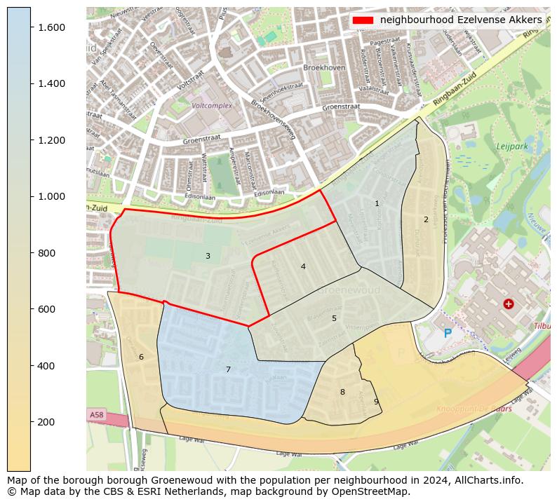 Image of the neighbourhood Ezelvense Akkers at the map. This image is used as introduction to this page. This page shows a lot of information about the population in the neighbourhood Ezelvense Akkers (such as the distribution by age groups of the residents, the composition of households, whether inhabitants are natives or Dutch with an immigration background, data about the houses (numbers, types, price development, use, type of property, ...) and more (car ownership, energy consumption, ...) based on open data from the Dutch Central Bureau of Statistics and various other sources!