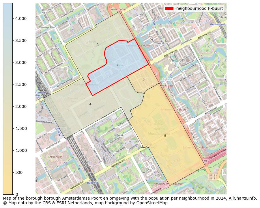 Image of the neighbourhood F-buurt at the map. This image is used as introduction to this page. This page shows a lot of information about the population in the neighbourhood F-buurt (such as the distribution by age groups of the residents, the composition of households, whether inhabitants are natives or Dutch with an immigration background, data about the houses (numbers, types, price development, use, type of property, ...) and more (car ownership, energy consumption, ...) based on open data from the Dutch Central Bureau of Statistics and various other sources!