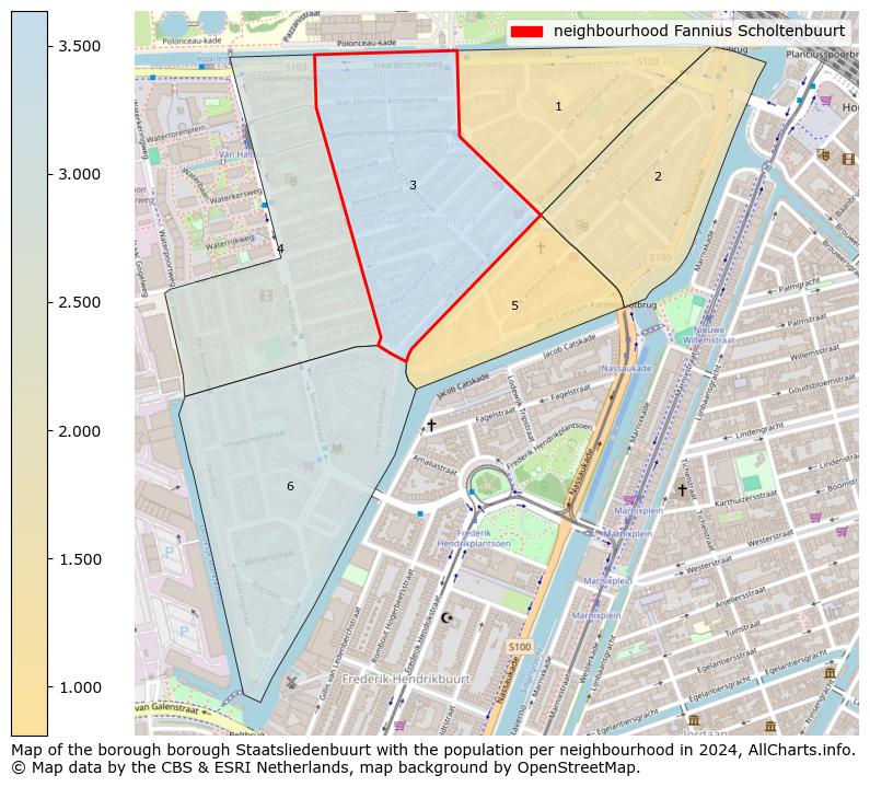 Image of the neighbourhood Fannius Scholtenbuurt at the map. This image is used as introduction to this page. This page shows a lot of information about the population in the neighbourhood Fannius Scholtenbuurt (such as the distribution by age groups of the residents, the composition of households, whether inhabitants are natives or Dutch with an immigration background, data about the houses (numbers, types, price development, use, type of property, ...) and more (car ownership, energy consumption, ...) based on open data from the Dutch Central Bureau of Statistics and various other sources!