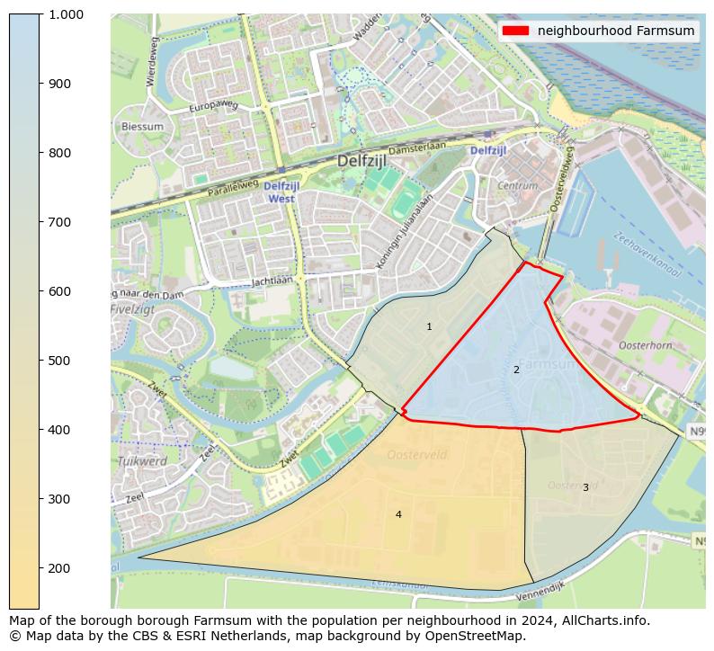 Image of the neighbourhood Farmsum at the map. This image is used as introduction to this page. This page shows a lot of information about the population in the neighbourhood Farmsum (such as the distribution by age groups of the residents, the composition of households, whether inhabitants are natives or Dutch with an immigration background, data about the houses (numbers, types, price development, use, type of property, ...) and more (car ownership, energy consumption, ...) based on open data from the Dutch Central Bureau of Statistics and various other sources!