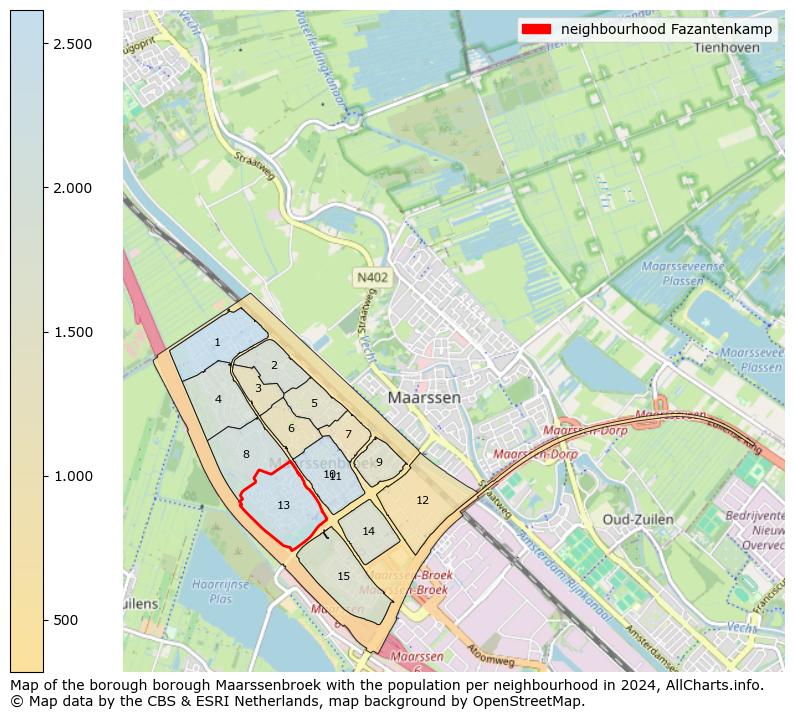 Image of the neighbourhood Fazantenkamp at the map. This image is used as introduction to this page. This page shows a lot of information about the population in the neighbourhood Fazantenkamp (such as the distribution by age groups of the residents, the composition of households, whether inhabitants are natives or Dutch with an immigration background, data about the houses (numbers, types, price development, use, type of property, ...) and more (car ownership, energy consumption, ...) based on open data from the Dutch Central Bureau of Statistics and various other sources!