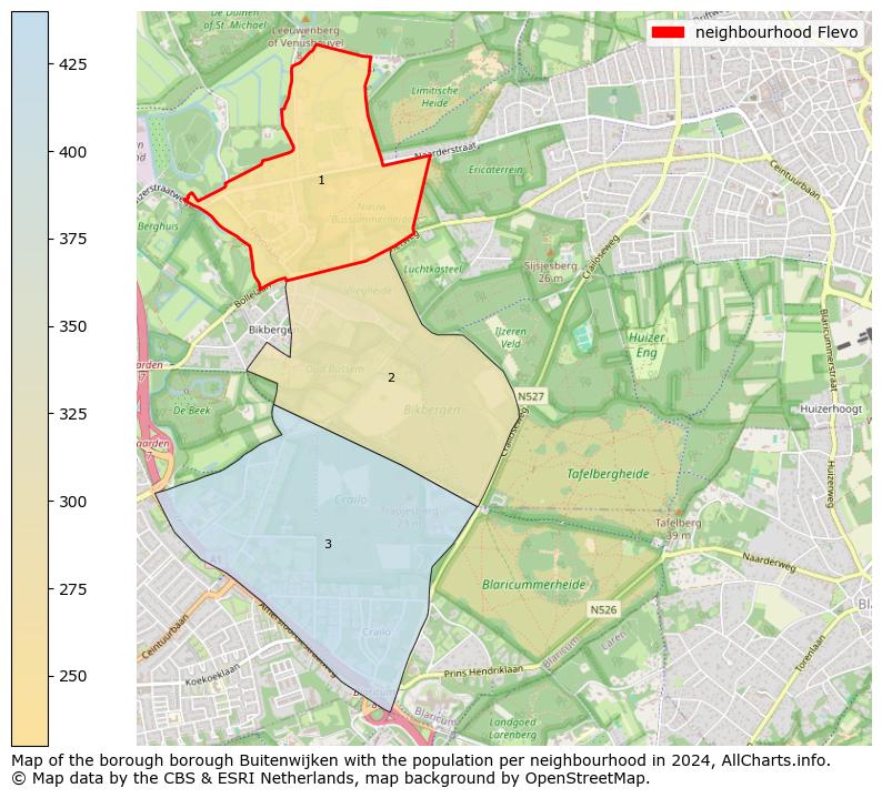 Image of the neighbourhood Flevo at the map. This image is used as introduction to this page. This page shows a lot of information about the population in the neighbourhood Flevo (such as the distribution by age groups of the residents, the composition of households, whether inhabitants are natives or Dutch with an immigration background, data about the houses (numbers, types, price development, use, type of property, ...) and more (car ownership, energy consumption, ...) based on open data from the Dutch Central Bureau of Statistics and various other sources!