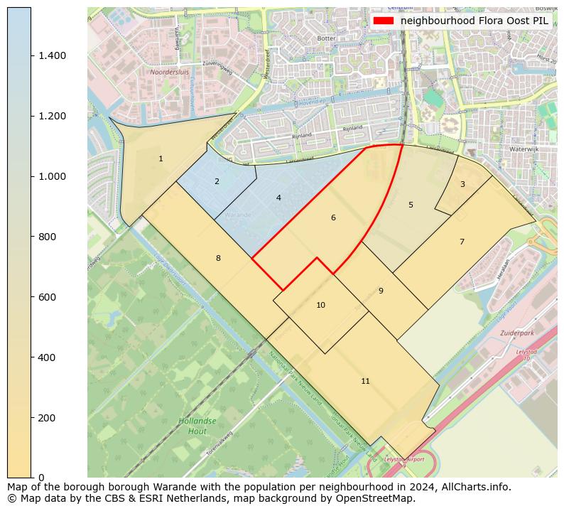 Image of the neighbourhood Flora Oost PIL at the map. This image is used as introduction to this page. This page shows a lot of information about the population in the neighbourhood Flora Oost PIL (such as the distribution by age groups of the residents, the composition of households, whether inhabitants are natives or Dutch with an immigration background, data about the houses (numbers, types, price development, use, type of property, ...) and more (car ownership, energy consumption, ...) based on open data from the Dutch Central Bureau of Statistics and various other sources!