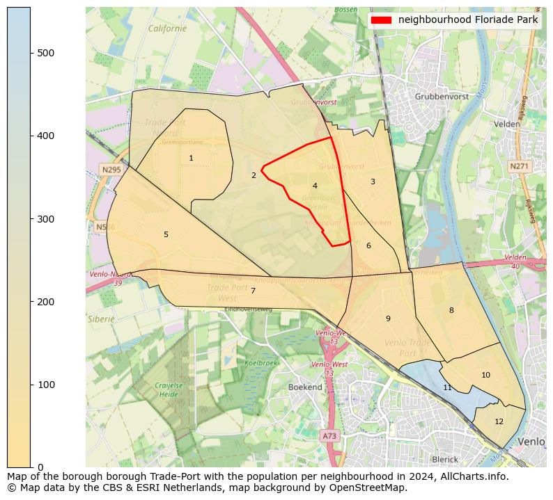 Image of the neighbourhood Floriade Park at the map. This image is used as introduction to this page. This page shows a lot of information about the population in the neighbourhood Floriade Park (such as the distribution by age groups of the residents, the composition of households, whether inhabitants are natives or Dutch with an immigration background, data about the houses (numbers, types, price development, use, type of property, ...) and more (car ownership, energy consumption, ...) based on open data from the Dutch Central Bureau of Statistics and various other sources!