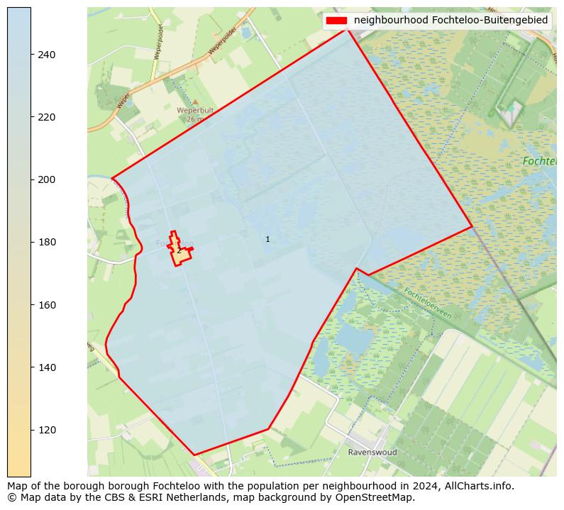 Image of the neighbourhood Fochteloo-Buitengebied at the map. This image is used as introduction to this page. This page shows a lot of information about the population in the neighbourhood Fochteloo-Buitengebied (such as the distribution by age groups of the residents, the composition of households, whether inhabitants are natives or Dutch with an immigration background, data about the houses (numbers, types, price development, use, type of property, ...) and more (car ownership, energy consumption, ...) based on open data from the Dutch Central Bureau of Statistics and various other sources!