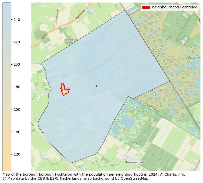 Image of the neighbourhood Fochteloo at the map. This image is used as introduction to this page. This page shows a lot of information about the population in the neighbourhood Fochteloo (such as the distribution by age groups of the residents, the composition of households, whether inhabitants are natives or Dutch with an immigration background, data about the houses (numbers, types, price development, use, type of property, ...) and more (car ownership, energy consumption, ...) based on open data from the Dutch Central Bureau of Statistics and various other sources!