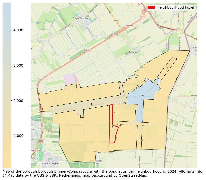 Image of the neighbourhood Foxel at the map. This image is used as introduction to this page. This page shows a lot of information about the population in the neighbourhood Foxel (such as the distribution by age groups of the residents, the composition of households, whether inhabitants are natives or Dutch with an immigration background, data about the houses (numbers, types, price development, use, type of property, ...) and more (car ownership, energy consumption, ...) based on open data from the Dutch Central Bureau of Statistics and various other sources!