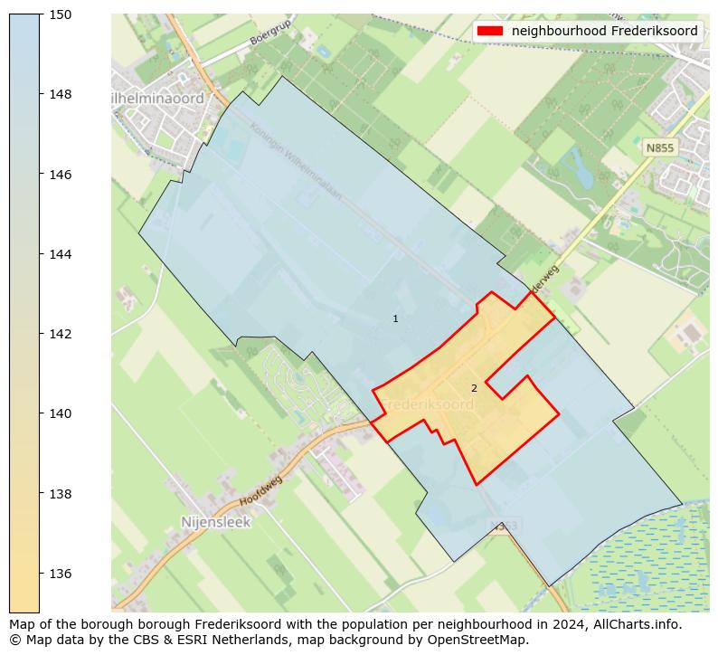 Image of the neighbourhood Frederiksoord at the map. This image is used as introduction to this page. This page shows a lot of information about the population in the neighbourhood Frederiksoord (such as the distribution by age groups of the residents, the composition of households, whether inhabitants are natives or Dutch with an immigration background, data about the houses (numbers, types, price development, use, type of property, ...) and more (car ownership, energy consumption, ...) based on open data from the Dutch Central Bureau of Statistics and various other sources!