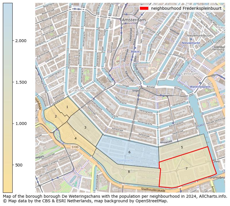 Image of the neighbourhood Frederikspleinbuurt at the map. This image is used as introduction to this page. This page shows a lot of information about the population in the neighbourhood Frederikspleinbuurt (such as the distribution by age groups of the residents, the composition of households, whether inhabitants are natives or Dutch with an immigration background, data about the houses (numbers, types, price development, use, type of property, ...) and more (car ownership, energy consumption, ...) based on open data from the Dutch Central Bureau of Statistics and various other sources!