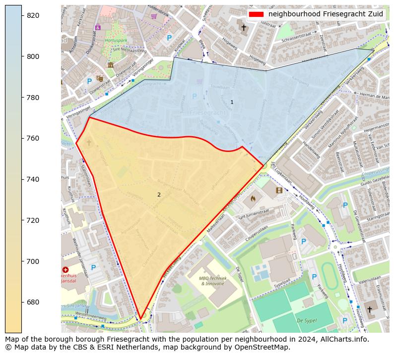 Image of the neighbourhood Friesegracht Zuid at the map. This image is used as introduction to this page. This page shows a lot of information about the population in the neighbourhood Friesegracht Zuid (such as the distribution by age groups of the residents, the composition of households, whether inhabitants are natives or Dutch with an immigration background, data about the houses (numbers, types, price development, use, type of property, ...) and more (car ownership, energy consumption, ...) based on open data from the Dutch Central Bureau of Statistics and various other sources!