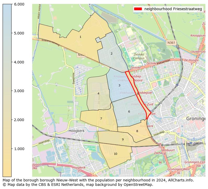 Image of the neighbourhood Friesestraatweg at the map. This image is used as introduction to this page. This page shows a lot of information about the population in the neighbourhood Friesestraatweg (such as the distribution by age groups of the residents, the composition of households, whether inhabitants are natives or Dutch with an immigration background, data about the houses (numbers, types, price development, use, type of property, ...) and more (car ownership, energy consumption, ...) based on open data from the Dutch Central Bureau of Statistics and various other sources!